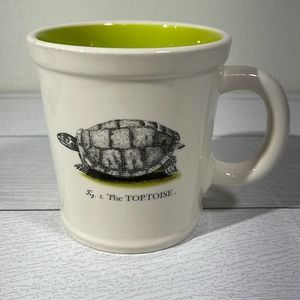 Tortoise White and Green Coffee Mug By Magenta